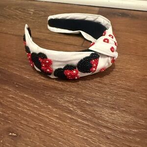 Minnie Mouse Golden Lilly Beaded  Headband
